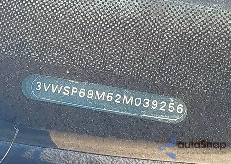 2002 Volkswagen Jetta Gls Tdi из США, поврежденный, VIN 3VWSP69M52M039256